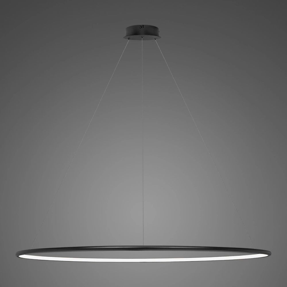 Altavola Design Ledowe Okręgi lampa wisząca 1x57W LED czarny LA073/P_150_in_4k_black_dimm