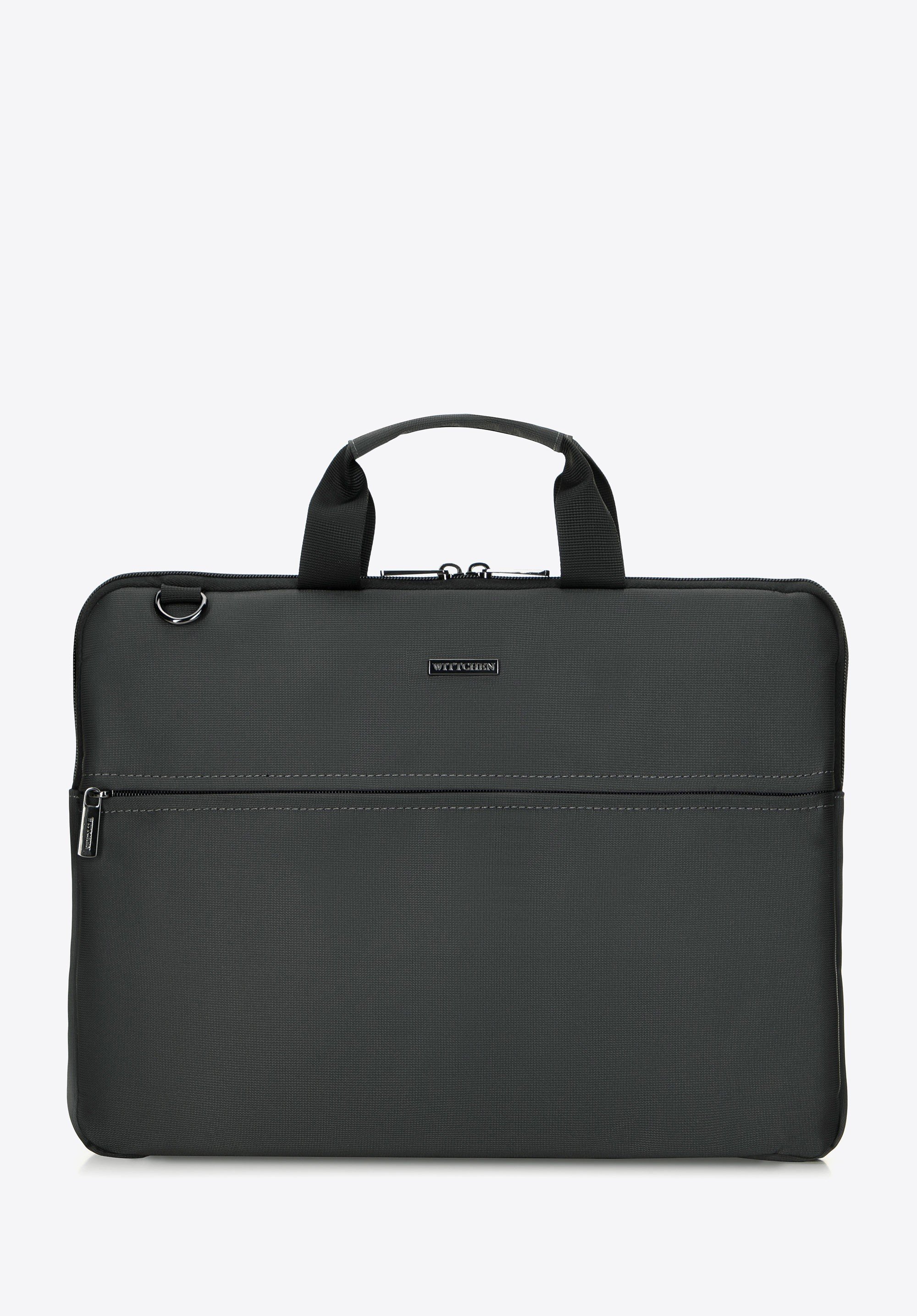 Etui na laptopa 15,6'' z paskiem szare
