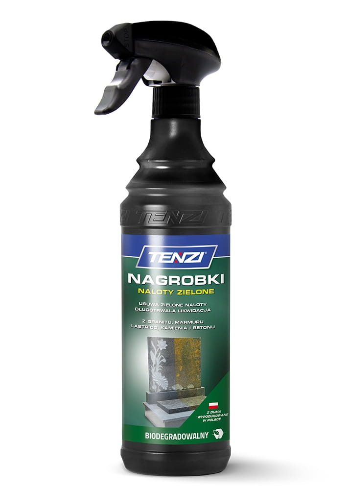 Preparat do usuwania zielonych nalotów z nagrobków TENZI