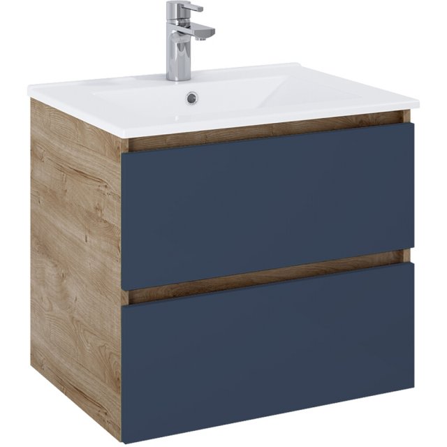 ELITA Szafka podumywalkowa UP 60 navy blue matt/dąb canela 168990