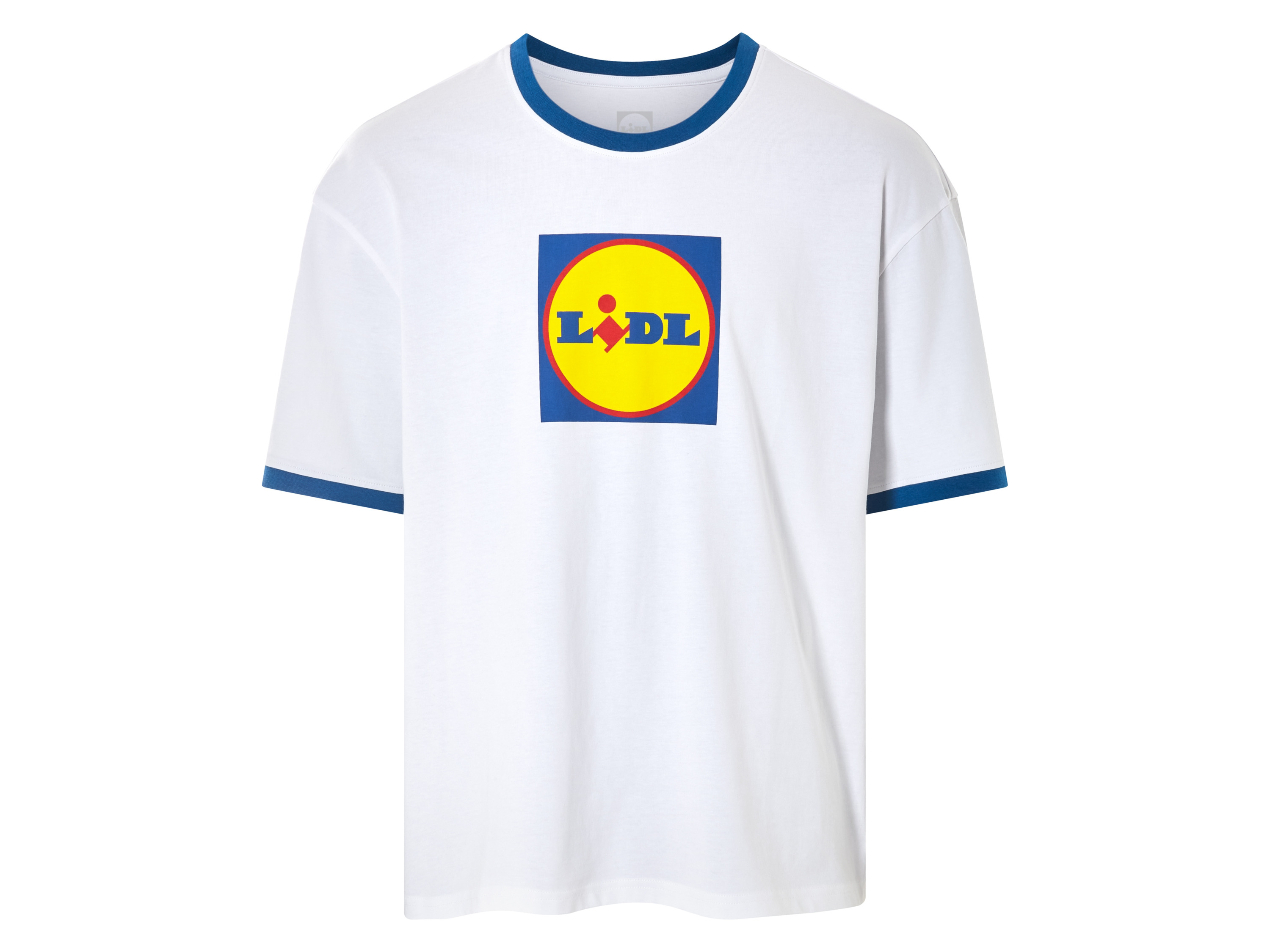 T-shirt oversize męski z biobawełny Biały, M 48/50