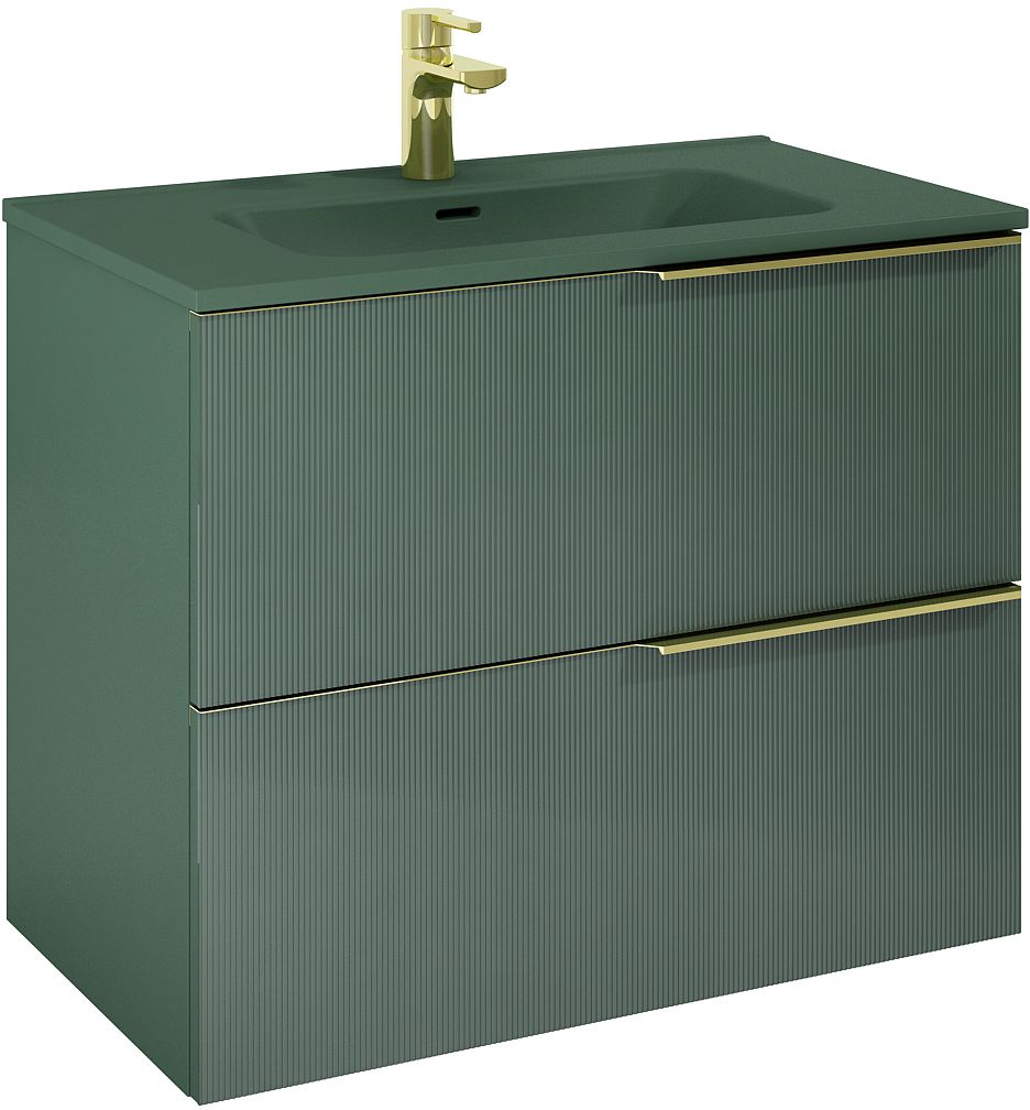 Darmowa Dostawa - Szafka 80x45.3x63.5 cm podumywalkowa wisząca zielona Elita Soho RE010804047010
