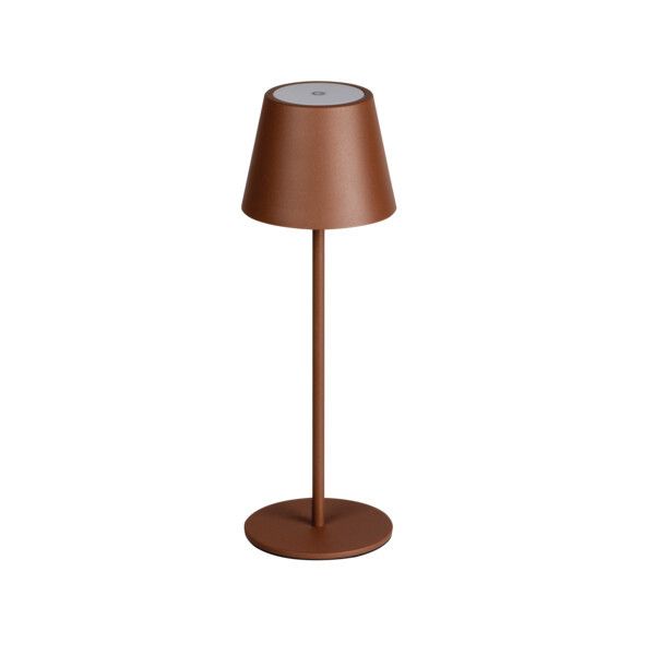 Lampa stołowa Kanlux Inita Led brązowa LED 1.2W 3000K 165lm bezprzewodowa IP54 wym: 36.9 x 11 x 11 cm metal - 1 szt.