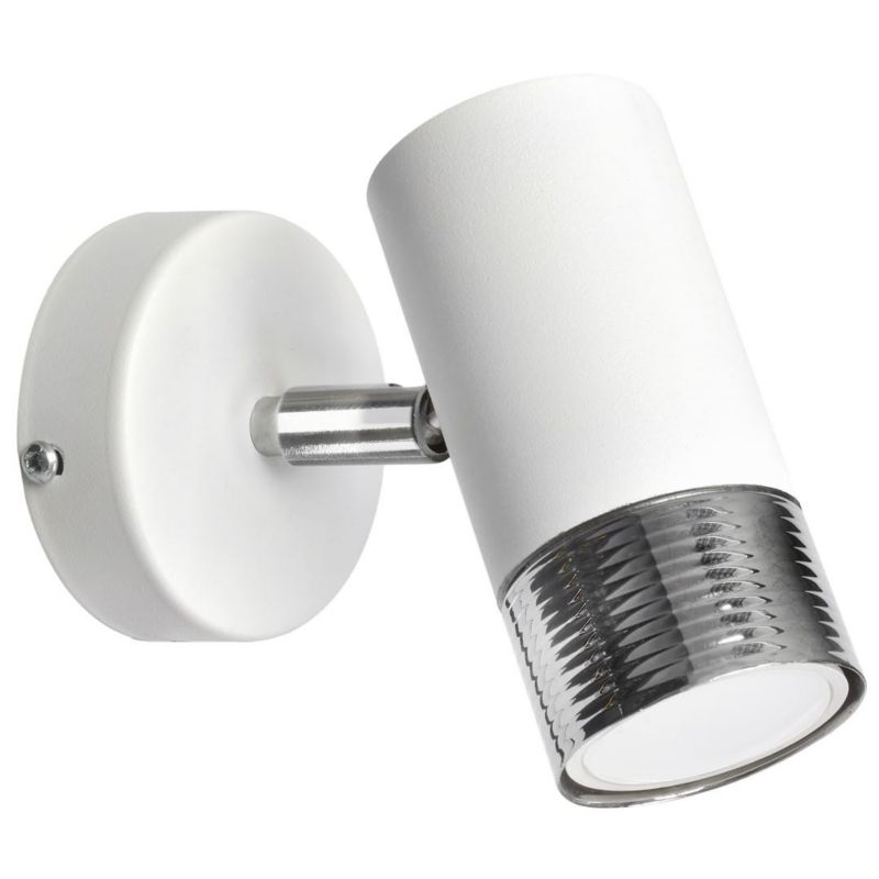 Kinkiet ścienny Milagro Dani biały chromowany 1 x GU10 x 40W IP20 wym: 13 x 11 x 11 cm - 1 szt.