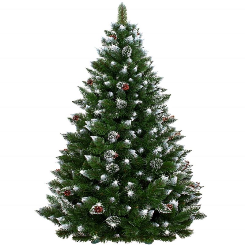 Choinka sztuczna Springos premium 220 cm sosna diamentowa gęsta 1 szt.