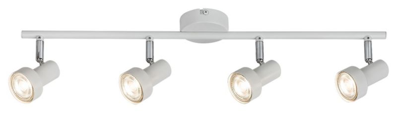 Lampa sufitowa wisząca Rabalux Konrad biała wym: 11 x 60,5 x 11 cm 4xGU10 x 1 szt.