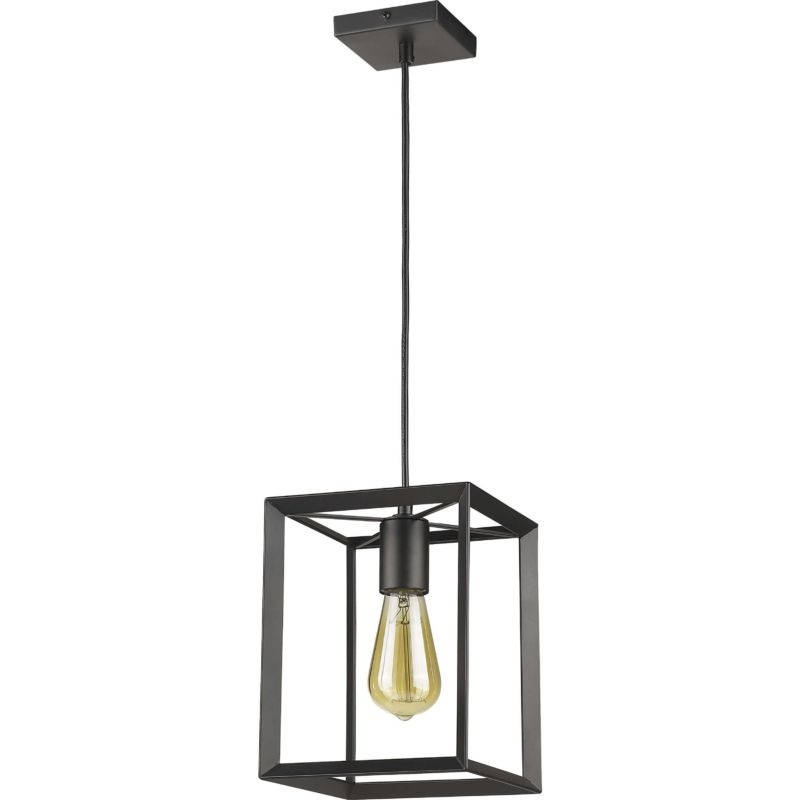 Lampa sufitowa wisząca Light Prestige Napoli 5557 czarna szerokość 18.5 cm 1xE27 x 60W 1 szt.