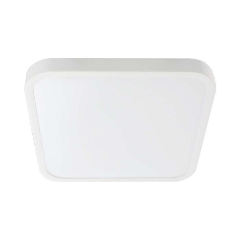 Plafon sufitowy nowoczesny V-TAC biały LED 18W 4000K 1830lm kwadratowy IP44 wym: 6,5 x 25 x 25 cm tworzywo sztuczne - 1 szt.