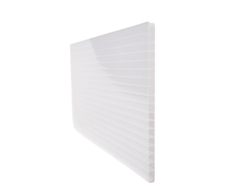 Poliwęglan komorowy TECH-PLAST 10mm opal mleczny 1,05 x 5,00m 1-kom 1 szt.