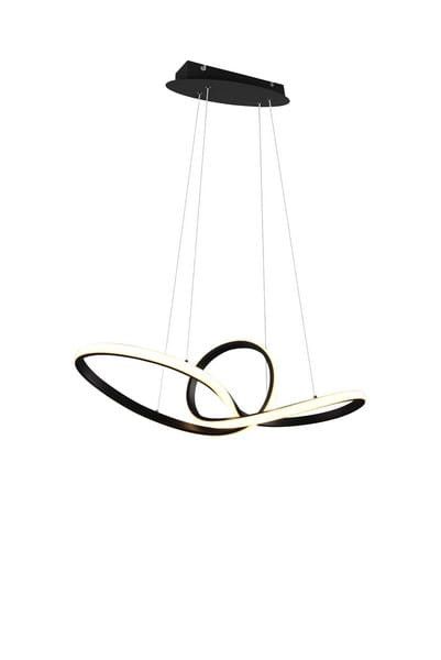 Lampa wisząca RL Sansa czarna wym: 150 x 80 x 26,5 cm wbudowany LED 28W 1 szt.
