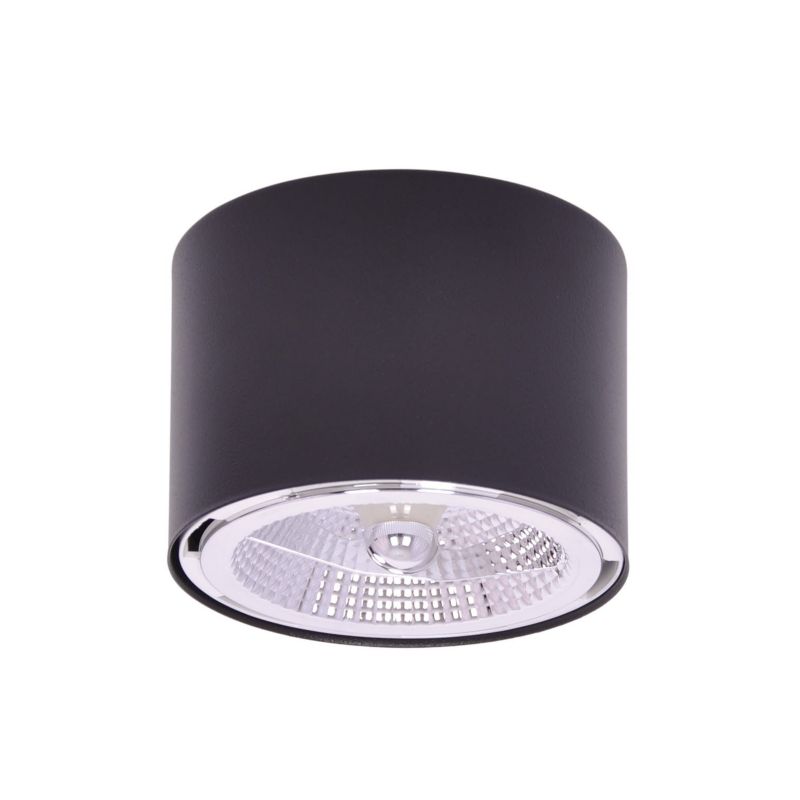 Oprawa sufitowa Kaja Horn czarny 1 x AR111 x 10W IP20 wym: 11,2 x 11,2 cm - 1 szt.