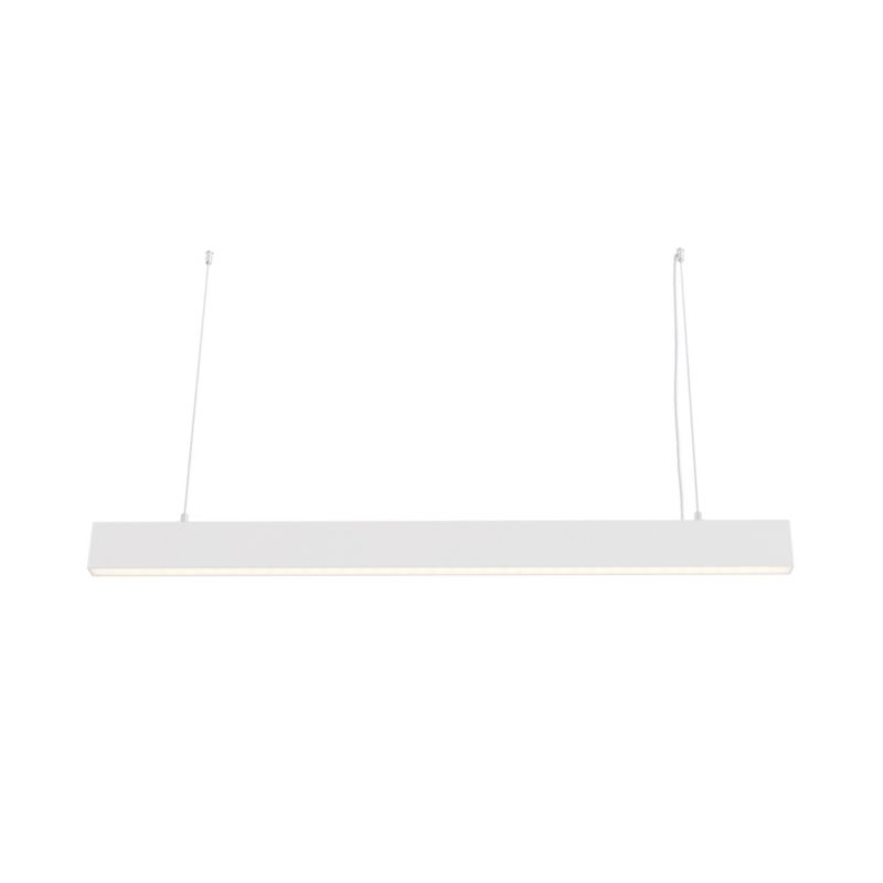 Lampa wisząca Maytoni Basis biała wym: 7,5 x 3,3 x 120 cm wbudowany LED 40W 1 szt.