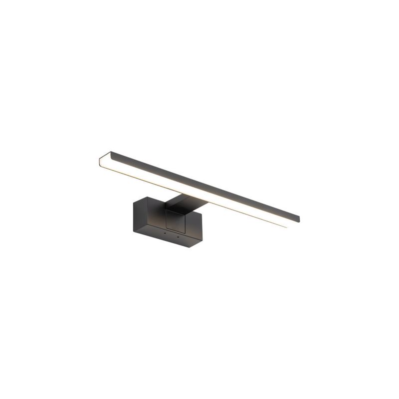 Kinkiet ścienny Nowodvorski Lighting Cezanne czarno-biały nad lustro LED 8W 3000K 550lm IP20 wym: 5,1 x 40 x 12,8 cm - 1 szt.