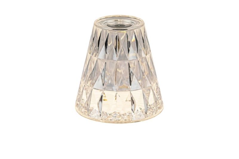 Lampa stołowa Rabalux Siggy przezroczysty LED 2W 3000K 40lm IP20 wym: 12.5 x 11 x 11 cm tworzywo sztuczne - 1 szt.