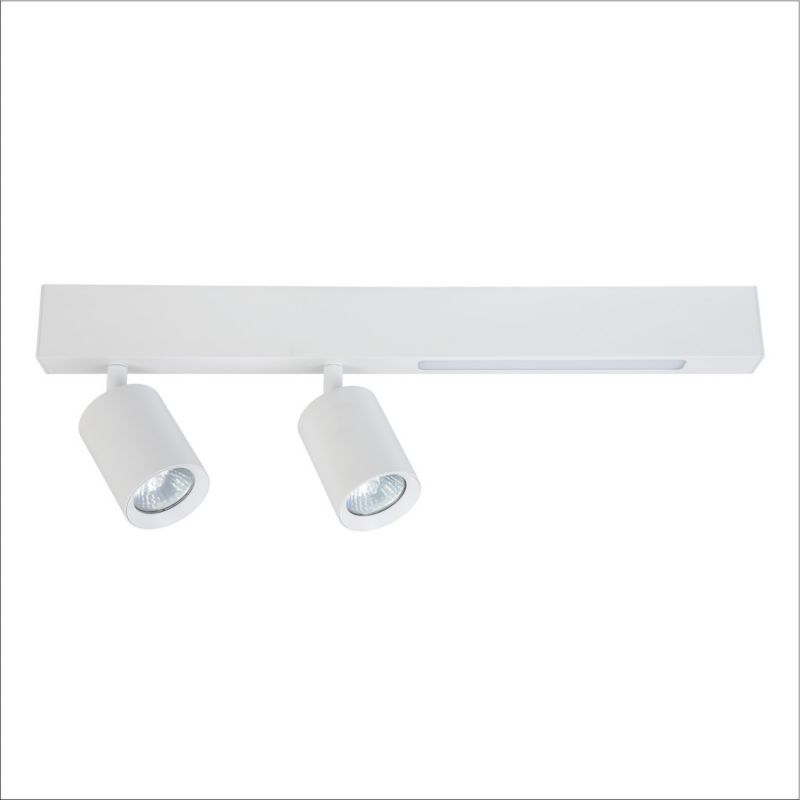 Reflektor sufitowy Milagro Magnet biały 3 x GU10 + LED zintegrowany x 5W IP20 wym: 17,5 x 50,4 x 6 cm - 1 szt.