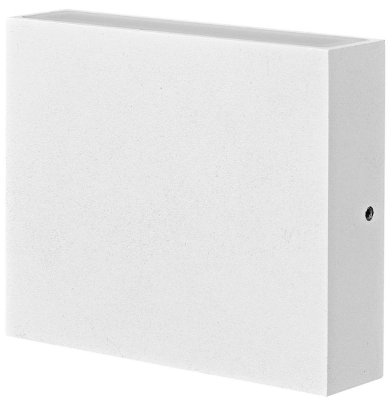 Kinkiet ścienny zewnętrzny Polux Chicago biały LED 3.5W 4000K 250lm IP54 wym: 9 x 10,9 x 2,5 cm aluminium - 1 szt.