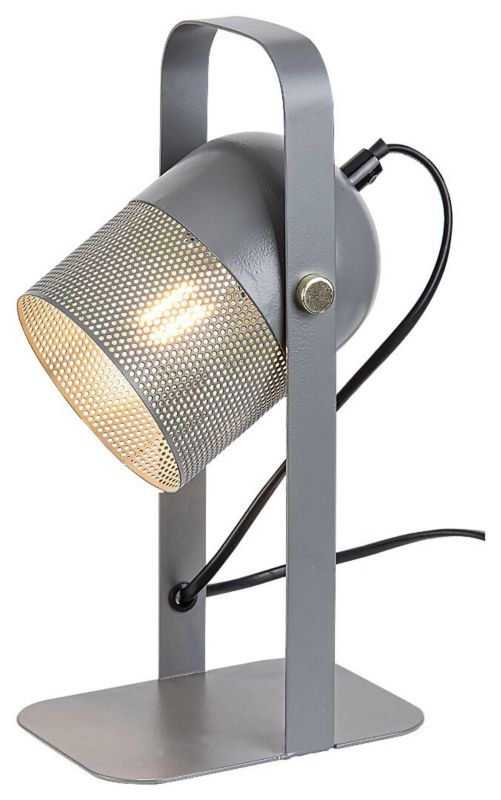 Lampka biurkowa Rabalux Ronnie popielaty 1 x E14 x 25W IP20 wym: 28.5 x 15 x 15 cm metal - 1 szt.