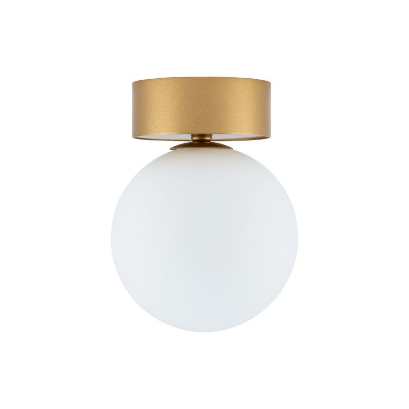 Lampa sufitowa Nowodvorski Lighting Kier satynowy złoty wym: 15,5 x 12 x 12 cm 1xG9 x 12W 1 szt.