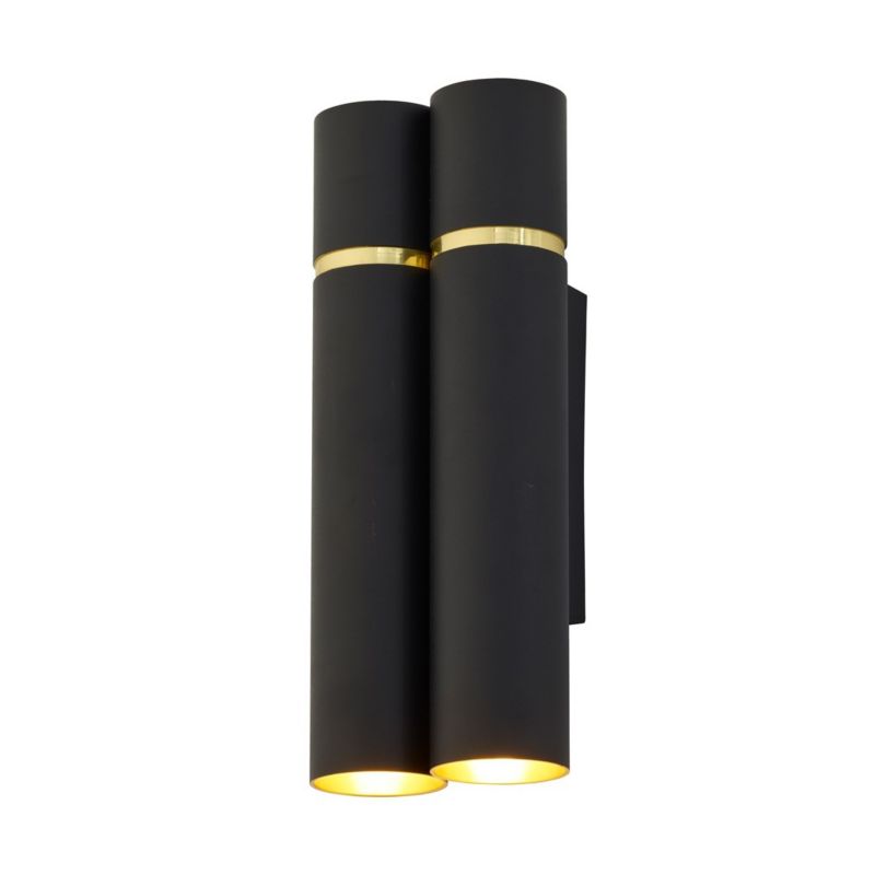 Kinkiet ścienny Milagro Lynx czarno-złoty 4 x E14 x 40W IP20 wym: 30 x 12 x 10,5 cm - 1 szt.