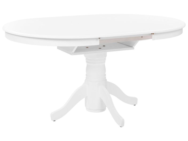 Stół do jadalni rozkładany Akron Biały 106/150 cm 106 cm 1 szt.