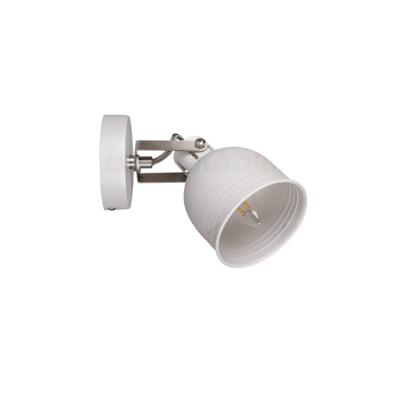 Kinkiet ścienny Kanlux Derato biały 1 x E14 x 8W IP20 wym: 15 x 11 x 11 cm - 1 szt.