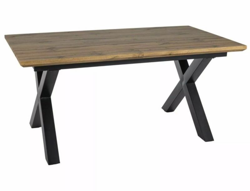 Stół Signal rozkładany XAVIERO II 160(240)x90 dąb artisan/czarny 1 szt