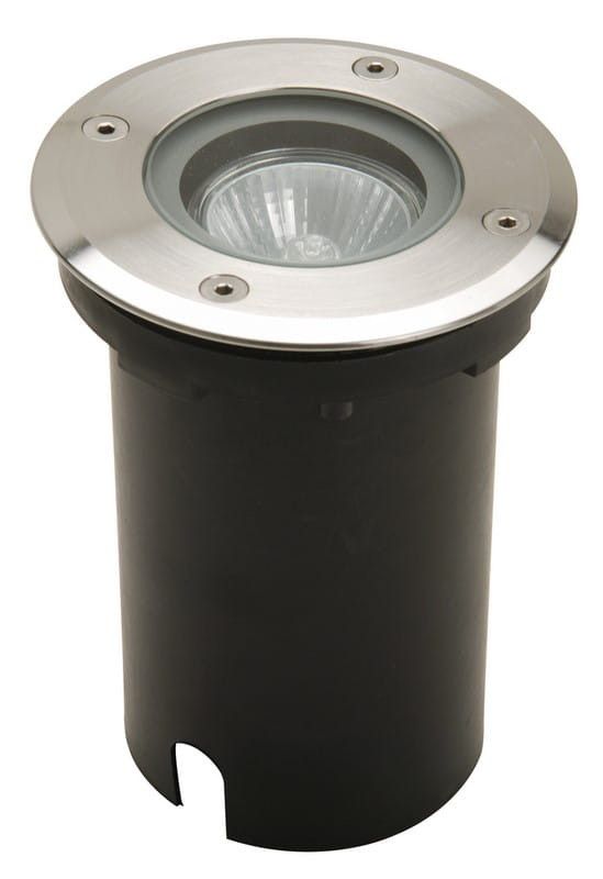Lampa gruntowa najazdowa Lutec Berlin srebrno-biała 1 x GU10 x 35W IP67 wym: 15 x 11 x 11 cm - 1 szt.