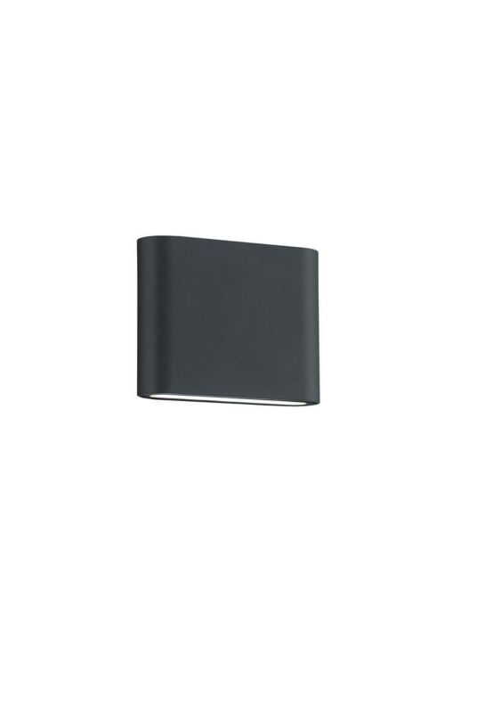 Kinkiet ścienny zewnętrzny Trio Thames Ii antracyt LED 3W 3000K 260lm IP54 wym: 9 x 11,5 x 11,5 cm aluminium - 1 szt.