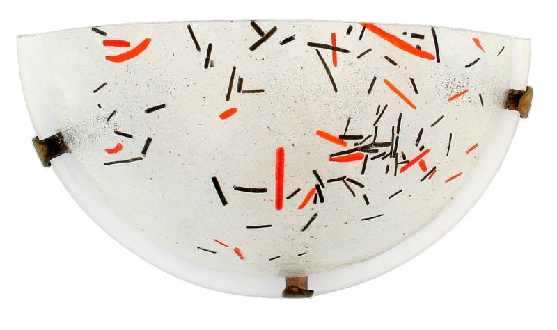 Plafon sufitowy lampa Candellux Salto mosiądz-biały 1 x E27 x IP20 wym: 15 x 30 x 9 cm - 1 szt.