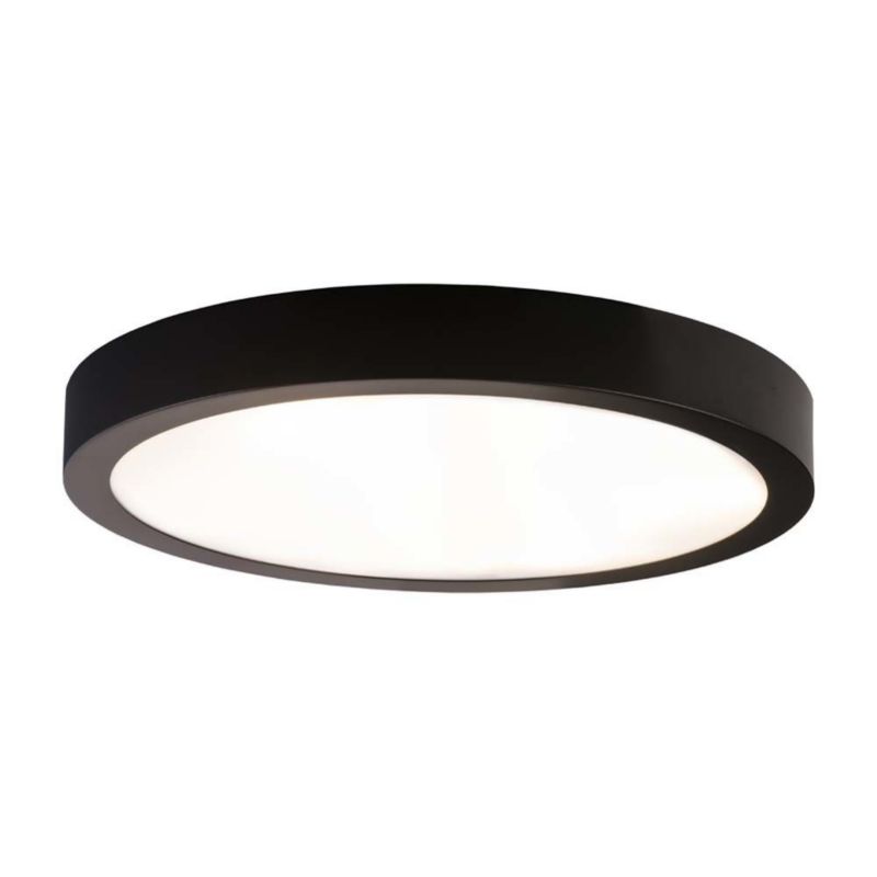 Plafon sufitowy nowoczesny Shilo Nomi czarno-biały LED 15.8W 4000K 2017lm okrągły IP20 wym: 5,5 x 42 x 42 cm aluminium - 1 szt.