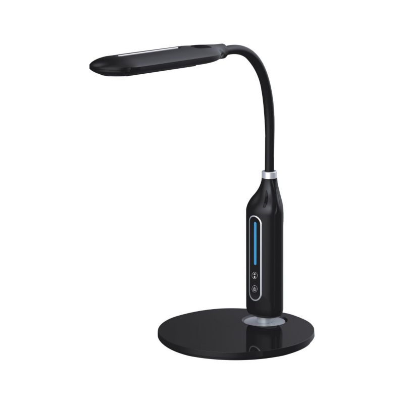 Lampka biurkowa Kaja Mida czarna LED 8W 3000K-6300K 700lm IP20 wym: 36 x 31 x 18 cm tworzywo sztuczne - 1 szt.