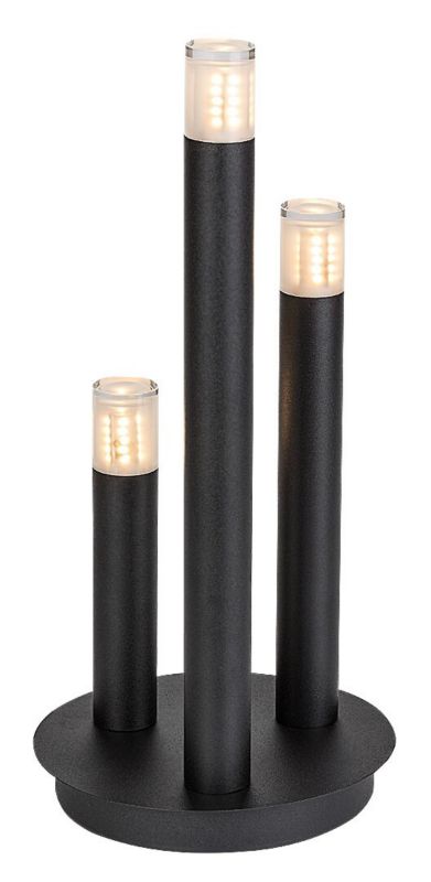 Lampka stołowa Rabalux Ramira czarno-przezroczysty 3 x G9 x 5W IP20 wym: 36.5 x 17 x 3 cm metal - 1 szt.