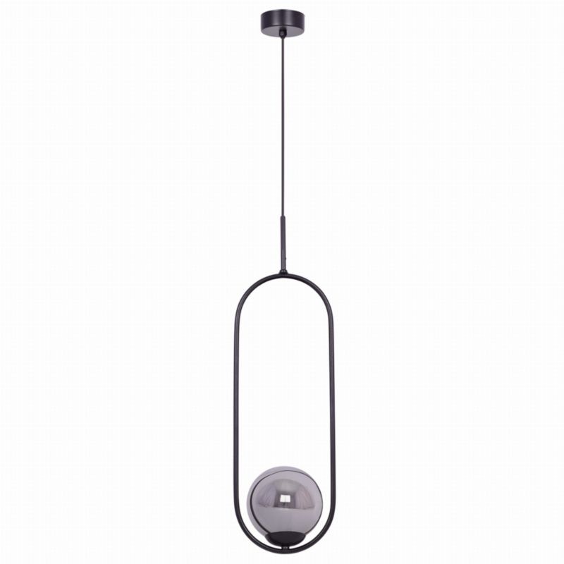 Lampa sufitowa Kaja Davos czarno-grafitowa wym: 100 x 18,5 x 14 cm 1xE14 x 40W 1 szt.