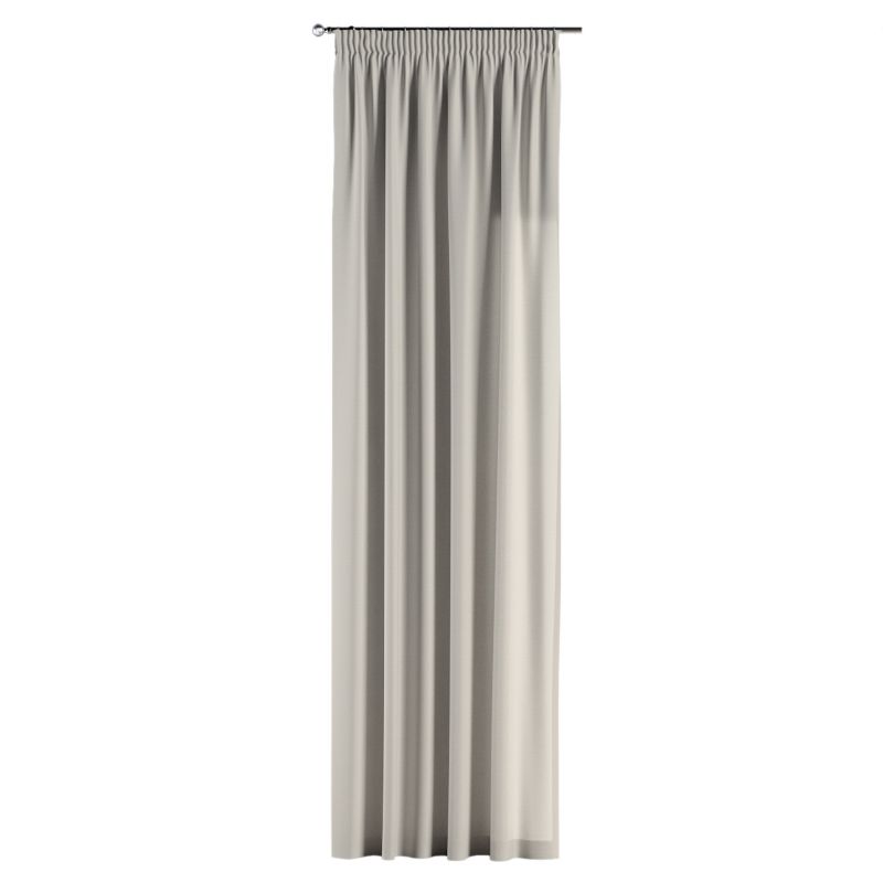 Zasłona na taśmie marszczącej 1 szt. 130 x 260 cm Dekoria silver(jasnoszary) 1 szt.