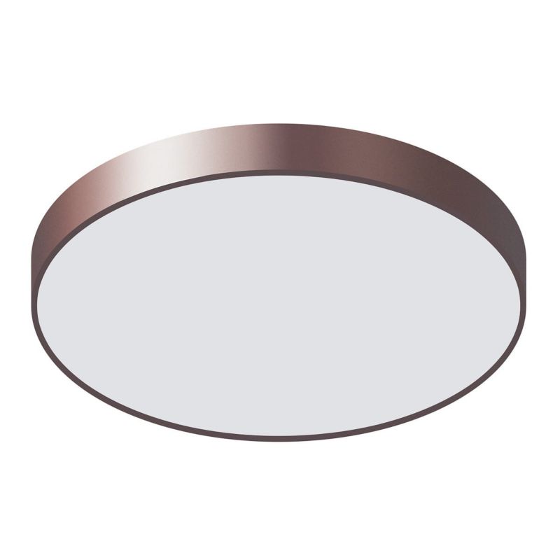 Plafon Italux Orbital brązowo-biały LED 60W 3000K 3600lm IP20 wym: 9,5 x 60 x 60 cm akryl - 1 szt.