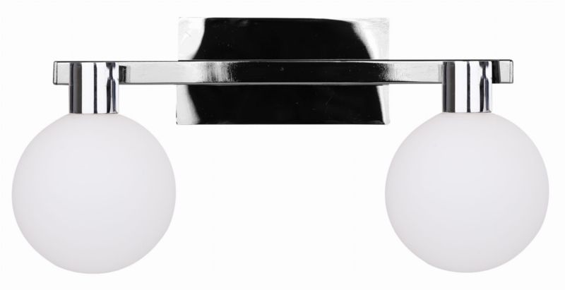 Kinkiet ścienny Candellux Maldus chromowany biały 2 x G9 x 40W IP20 wym: 13 x 33,5 x 15 cm - 1 szt.