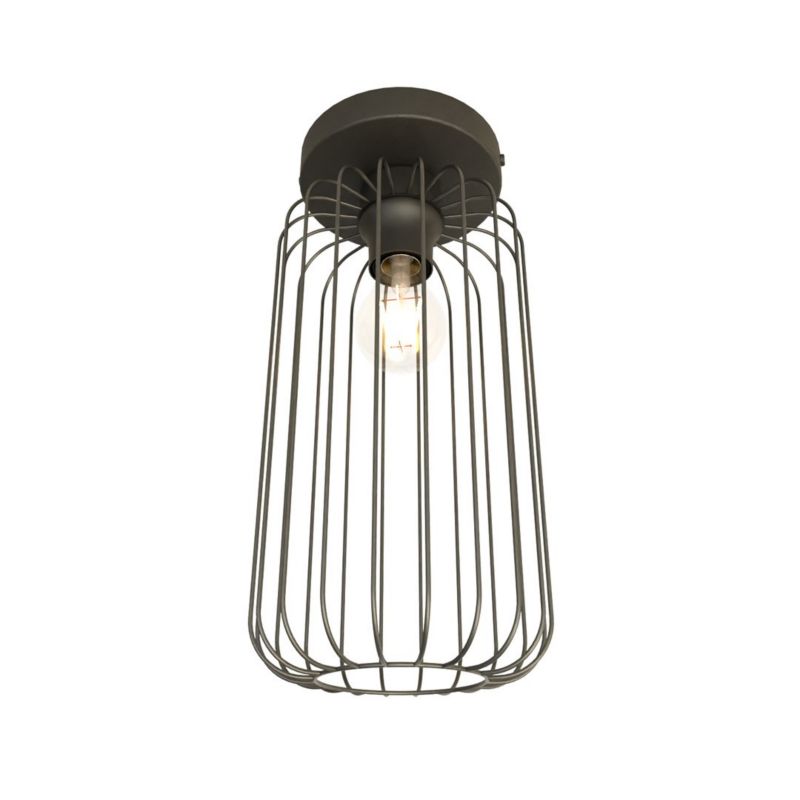 Lampa sufitowa Emibig Barn czarna wym: 35 x 16 x 35 cm 1xE27 x 15W 1 szt.