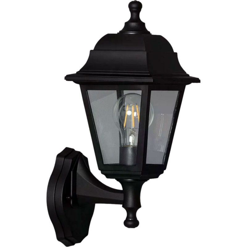 Kinkiet ścienny zewnętrzny Abruzzo Federico czarny 1 x E27 x 40W IP44 wym: 35,6 x 17,1 x 21,2 cm - 1 szt.