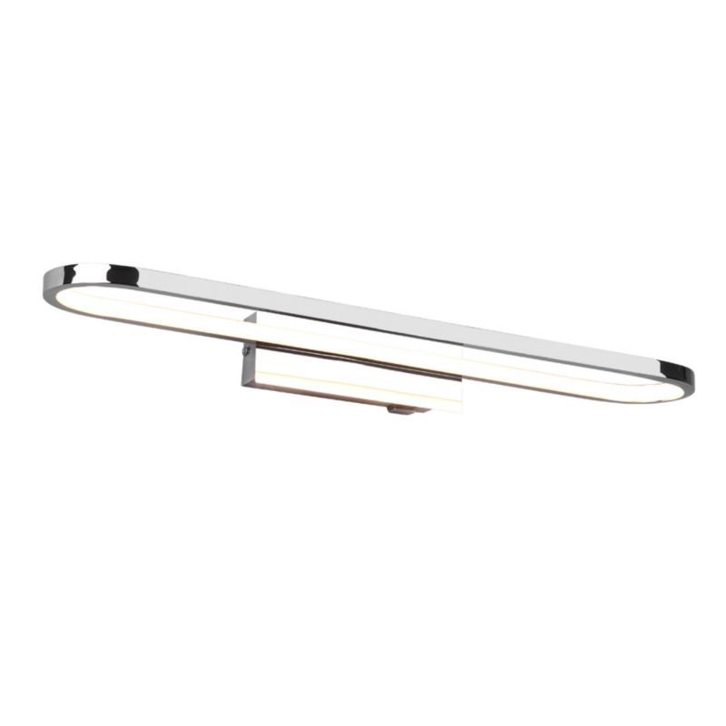 Kinkiet ścienny Trio Gianni chromowany biały do łazienki LED 22W 3000K 2700lm IP44 wym: 8 x 60 x 15 cm - 1 szt.