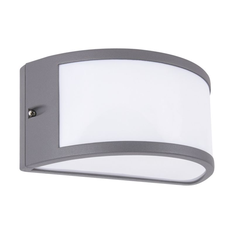 Kinkiet ścienny zewnętrzny Struhm Greta ciemnoszaro-biały 1 x E27 x IP54 wym: 11,5 x 25 x 12 cm - 1 szt.