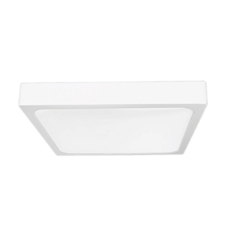Plafon sufitowy nowoczesny V-TAC biały LED 30W 3000K 3000lm kwadratowy IP44 wym: 6,5 x 42 x 42 cm tworzywo sztuczne - 1 szt.