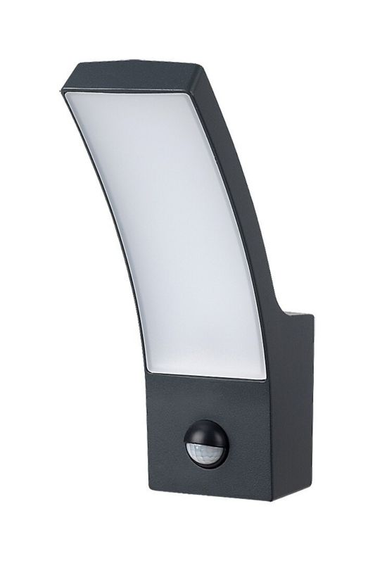 Kinkiet zewnętrzny z czujnikiem Rabalux Palanga antracytowo-biały LED 12W 3000K 800lm IP44 wym: 24 x 7,5 x 16,5 cm - 1 szt.