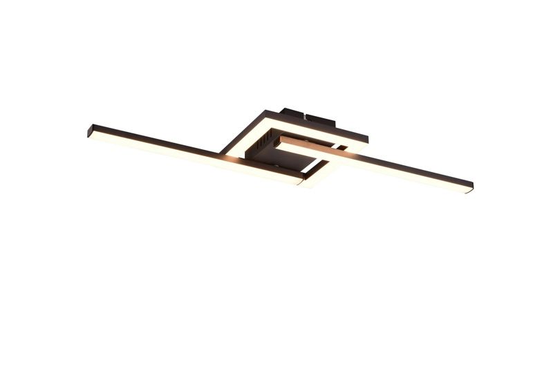Lampa sufitowa wisząca RL Viale czarna wym: 5 x 54 x 16 cm wbudowany LED 17W 1 szt.