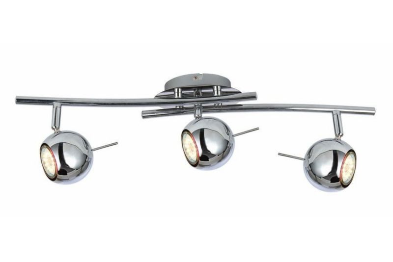Lampa sufitowa Reality Santorini 2 chromowana wym: 16 x 55 x 8 cm 3xGU10 x 50W 1 szt.