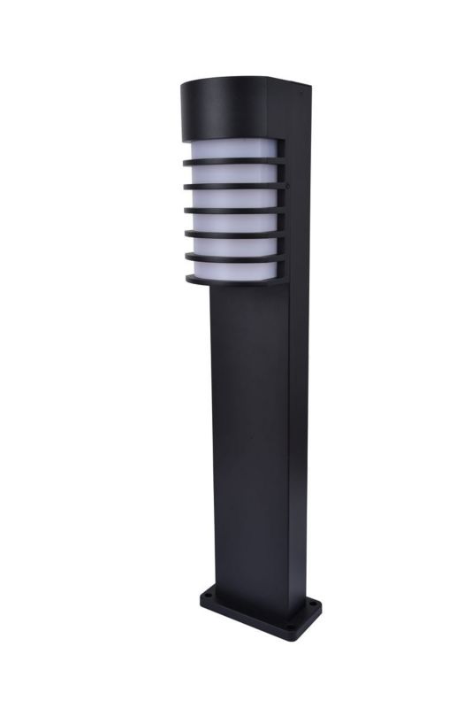 Lampa ogrodowa stojąca Lutec Fulton czarno-biała 1 x E27 x 40W IP44 wym: 75 x 17 x 16 cm - 1 szt.