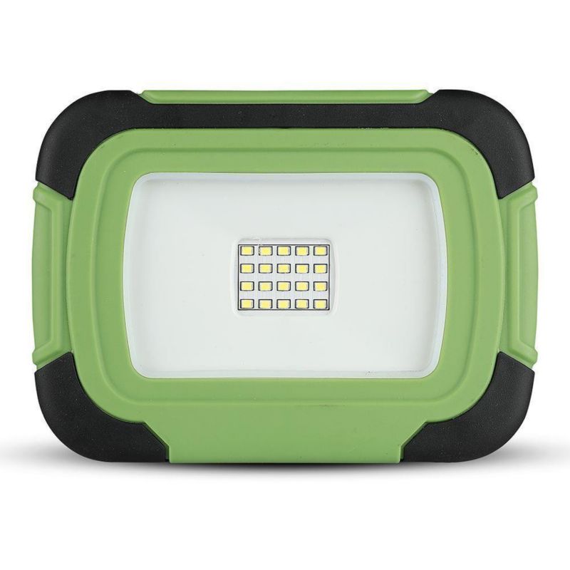 Naświetlacz LED V-TAC czarno-zielony LED 10W 4000K 700lm IP44 wym: 12,5 x 17,5 x 3,5 cm aluminium - 1 szt.