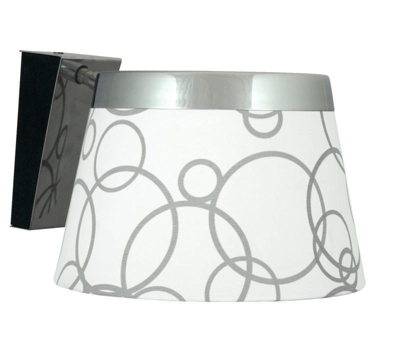 Kinkiet ścienny Candellux Impresja biało-szary-czarny 1 x E27 x 60W IP20 wym: 17 x 33 x 33 cm - 1 szt.