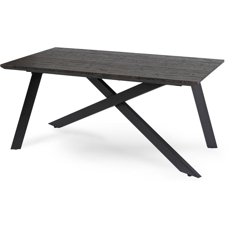 Stół Prostokątny Hamilton 160-200 cm Mebel Elite Rozkładany Czarny 1 szt