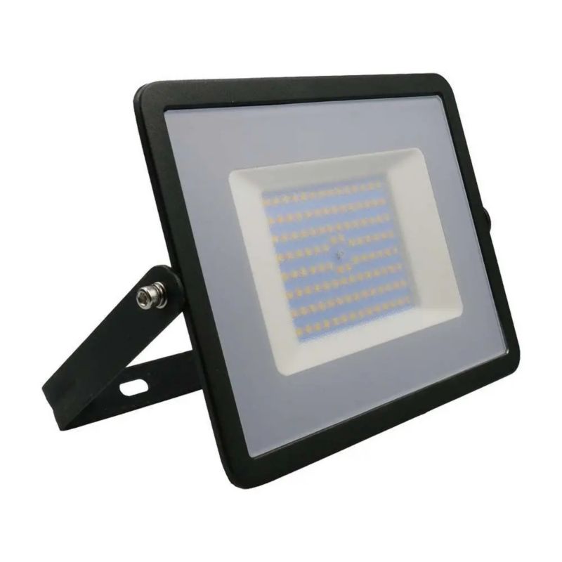 Naświetlacz LED V-TAC czarny LED 100W 6500K 8700lm IP65 wym: 27,1 x 33 x 3,3 cm aluminium - 1 szt.