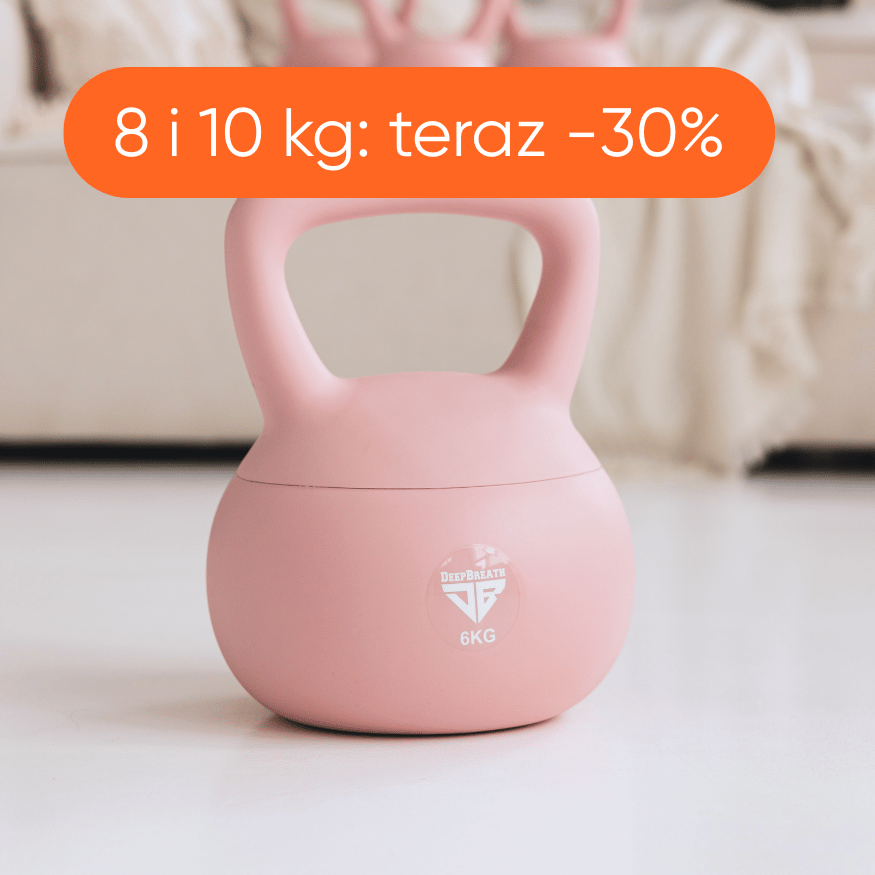 Kettlebell miękki - Pink - Deep Breath